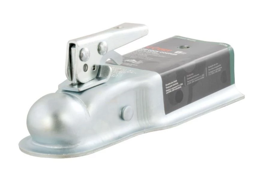 Curt Mfg. 2" Straight-Tongue Coupler with Posi-Lock, 3" Channel 1 Curt Mfg. 2" Straight-Tongue Coupler with Posi-Lock, 3" Channel