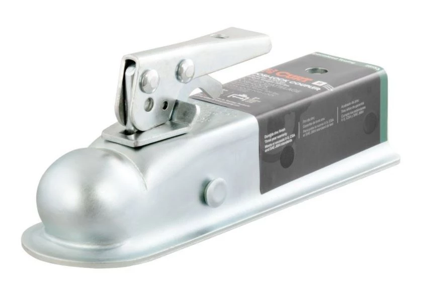 Curt Mfg. 2" Straight-Tongue Coupler with Posi-Lock, 2" Channel 1 Curt Mfg. 2" Straight-Tongue Coupler with Posi-Lock, 2" Channel