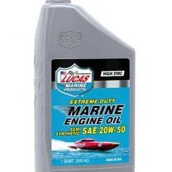 Lucas Oil Extreme Duty Marine Engine Oil Semi Synthetic SAE 20W-50