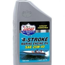 Lucas Oil 4-Stroke Marine Engine Oil SAE 25W-40