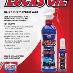 Lucas Oil Slick Mist Speed Wax - 24 oz -Automotive Sales Shop 27220009 3