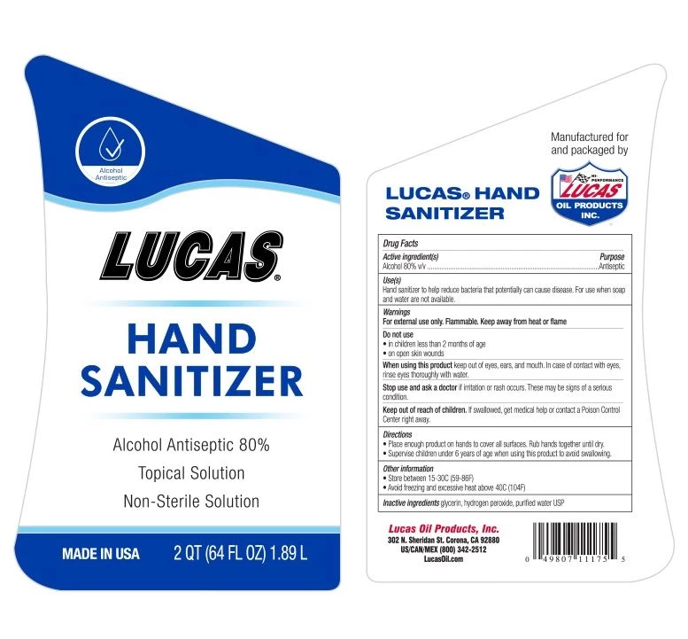 Lucas Oil Hand Sanitizer 3 Lucas Oil Hand Sanitizer - Image 3