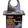 Keeper Chrome Stake Pocket Anchor Point