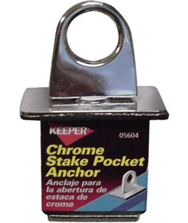 Keeper Chrome Stake Pocket Anchor Point 1 Keeper Chrome Stake Pocket Anchor Point
