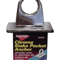 Keeper Chrome Stake Pocket Anchor Point