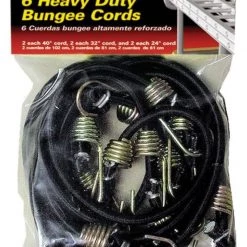 Keeper Heavy Duty Bungee Cord, 6-Piece