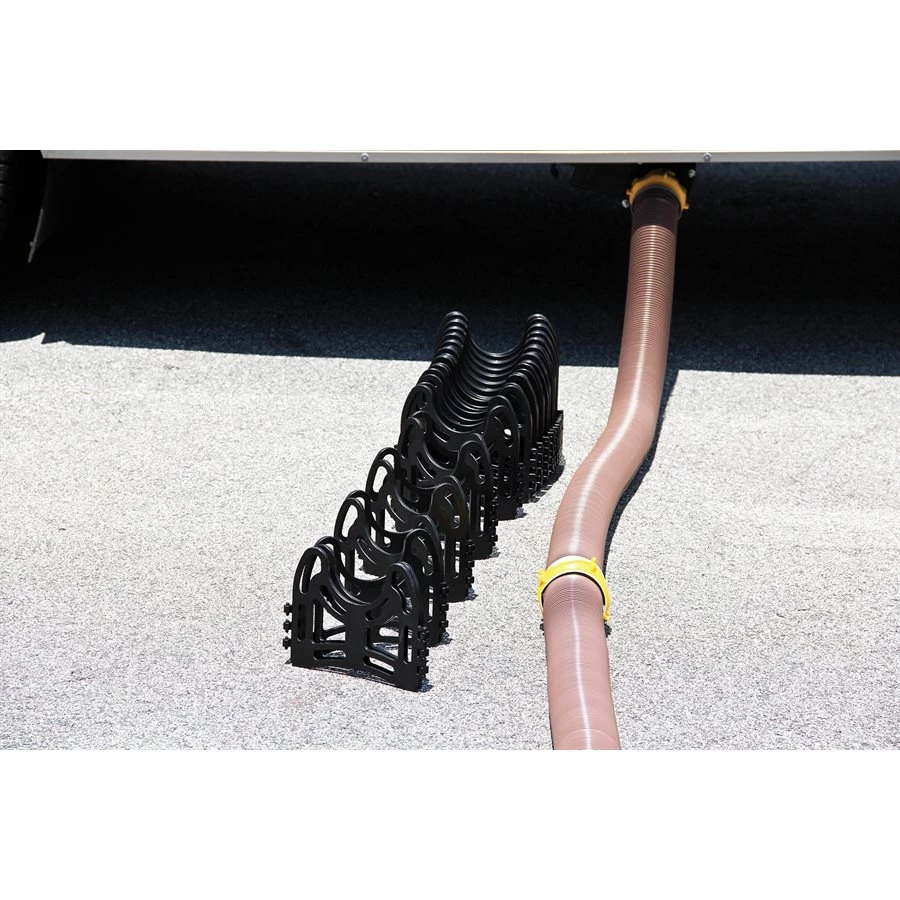 Camco Sidewinder Plastic Sewer Hose Support - 15' 2 Camco Sidewinder Plastic Sewer Hose Support - 15' - Image 2