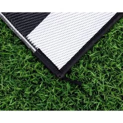 Camco Outdoor Mat 6' x 9' - Black / White Checkered -Automotive Sales Shop 320015 3