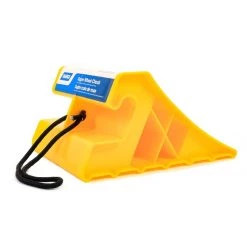 Camco Super Wheel Chock with Rope - Yellow