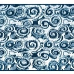 Camco Outdoor Mat 8' x 16' – Blue / White Swirl