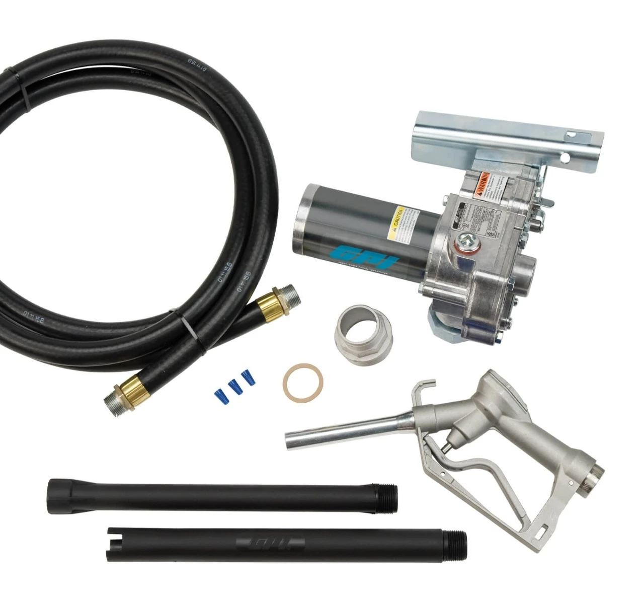 GPI M-1115 Series Fuel Transfer Pump Manual Shut-Off Unleaded Nozzle 1 GPI M-1115 Series Fuel Transfer Pump Manual Shut-Off Unleaded Nozzle