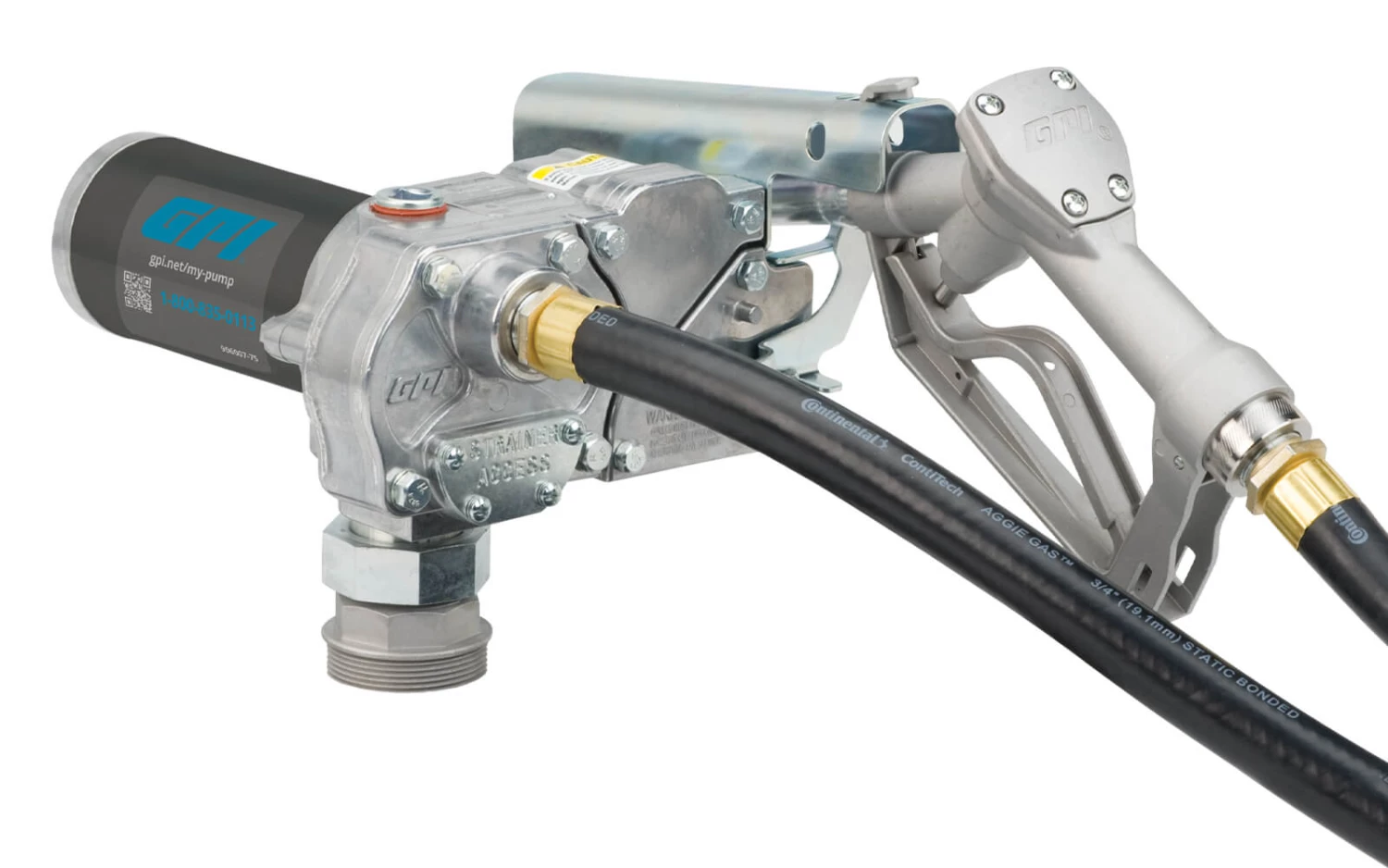 GPI M-1115 Series Fuel Transfer Pump Manual Shut-Off Unleaded Nozzle 2 GPI M-1115 Series Fuel Transfer Pump Manual Shut-Off Unleaded Nozzle - Image 2