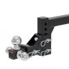 CURT ADJUSTABLE TRI-BALL MOUNT (2" SHANK, 1-7/8", 2" & 2-5/16" BALLS) #45799