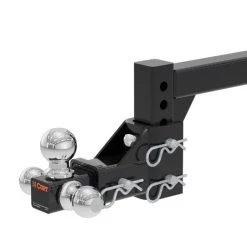 CURT ADJUSTABLE TRI-BALL MOUNT (2" SHANK, 1-7/8", 2" & 2-5/16" BALLS) #45799