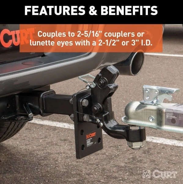 Ball & Pintle Combo 2-5/16" Forgd Ball 8 Ton 5 Ball & Pintle Combo 2-5/16" Forgd Ball 8 Ton - Image 5