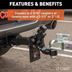 Ball & Pintle Combo 2-5/16" Forgd Ball 8 Ton -Automotive Sales Shop 35180560.4