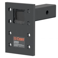 Curt Mfg. Adjustable Pintle Mount (2" Shank, 10,000 lbs., 7" High, 6" Long)