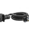Curt 7' Custom Wiring Extension Harness (Adds 7-Way Rv Blade To Truck Bed, Packaged)