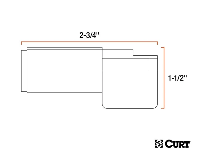 Curt Electrical Adapter (6-Way Round Vehicle To 4-Way Flat Trailer) 2 Curt Electrical Adapter (6-Way Round Vehicle To 4-Way Flat Trailer) - Image 2