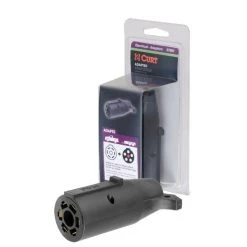 Curt Electrical Adapter (7-Way RV To 6-Round Trailer, Center Pin Brake, Packaged)