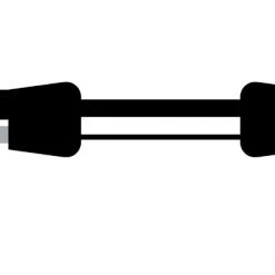 CURT 2-WAY FLAT CONNECTOR PLUG & SOCKET WITH 12" WIRES (PACKAGED) #58021 -Automotive Sales Shop 35180601 2