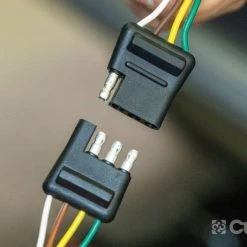 CURT 4-WAY FLAT CONNECTOR PLUG & SOCKET WITH 72" WIRES (PACKAGED) #58051 6 CURT 4-WAY FLAT CONNECTOR PLUG & SOCKET WITH 72" WIRES (PACKAGED) #58051 -Automotive Sales Shop 35180605 2