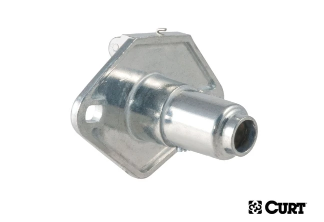 CURT 6-WAY ROUND CONNECTOR SOCKET (VEHICLE SIDE, PACKAGED) #58091 4 CURT 6-WAY ROUND CONNECTOR SOCKET (VEHICLE SIDE, PACKAGED) #58091 - Image 4