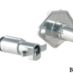CURT 6-WAY ROUND CONNECTOR PLUG & SOCKET (PACKAGED) #58092 -Automotive Sales Shop 35180609 3 1