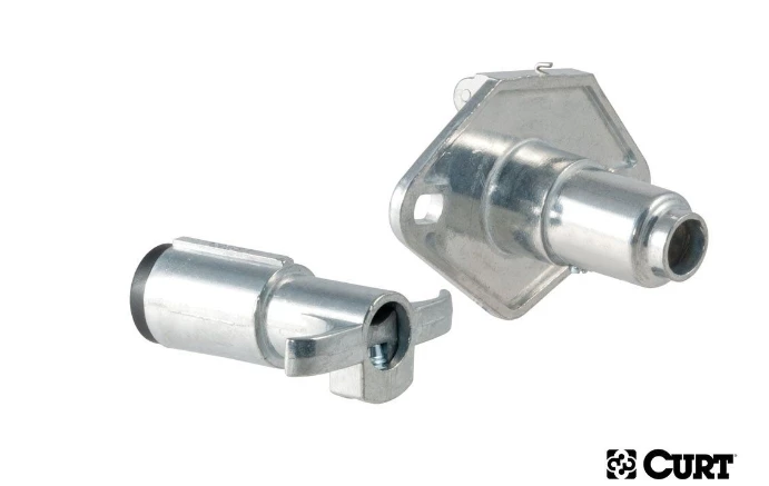 CURT 6-WAY ROUND CONNECTOR PLUG & SOCKET (PACKAGED) #58092 4 CURT 6-WAY ROUND CONNECTOR PLUG & SOCKET (PACKAGED) #58092 - Image 4