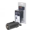 Curt 7-Way RV Blade Connector Plug (Trailer Side, Black Plastic, Packaged)