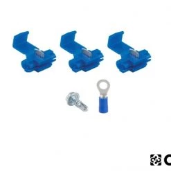 CURT 4-WAY FLAT CONNECTOR PLUG & SOCKET WITH 12" WIRES EACH & HARDWARE (PACKAGED) #58344 -Automotive Sales Shop 35180617 3 1