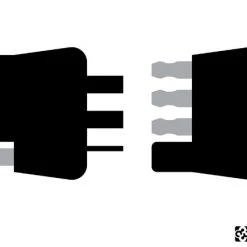 CURT 4-WAY FLAT CONNECTOR PLUG & SOCKET WITH 12" WIRES EACH & HARDWARE (PACKAGED) #58344 -Automotive Sales Shop 35180617 4
