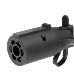 Curt Electrical Adapter With Tester (7-Way Rv Blade Vehicle To 4-Way Flat Trailer)