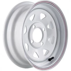 Carlisle White Stripe Rims 4.5 Bolt Pattern