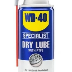 WD-40 Dry Lube with PTFE Lubricant with Smart Straw Spray, 10oz.