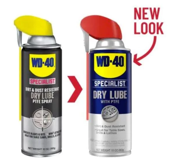 WD-40 Dry Lube with PTFE Lubricant with Smart Straw Spray, 10oz. 3 WD-40 Dry Lube with PTFE Lubricant with Smart Straw Spray, 10oz. - Image 3