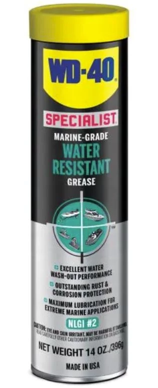 WD-40 Specialist Marine Grade Water Resistance Grease, 14oz. 1 WD-40 Specialist Marine Grade Water Resistance Grease, 14oz.