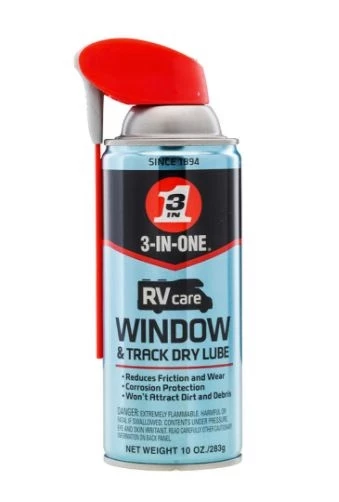 3-IN-ONE RVcare Window & Track Dry Lube, 10oz. 1 3-IN-ONE RVcare Window & Track Dry Lube, 10oz.
