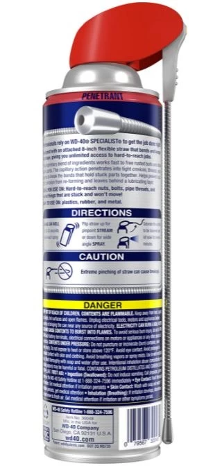 WD-40 Specialist Penetrant with Flexible Straw, 13.5oz. 3 WD-40 Specialist Penetrant with Flexible Straw, 13.5oz. - Image 3