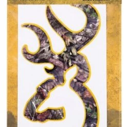 Browning 6" Camo/Yellow Decal