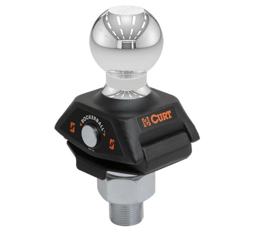 Curt Mfg. Rockerball 2" Cushion Hitch Trailer Ball (1" Shank, 7,500 lbs.) 1 Curt Mfg. Rockerball 2" Cushion Hitch Trailer Ball (1" Shank, 7,500 lbs.)