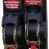 Erickson 34415 1″ x 10’ – 1200 lb Retractable Ratchet Strap - 2 Pack