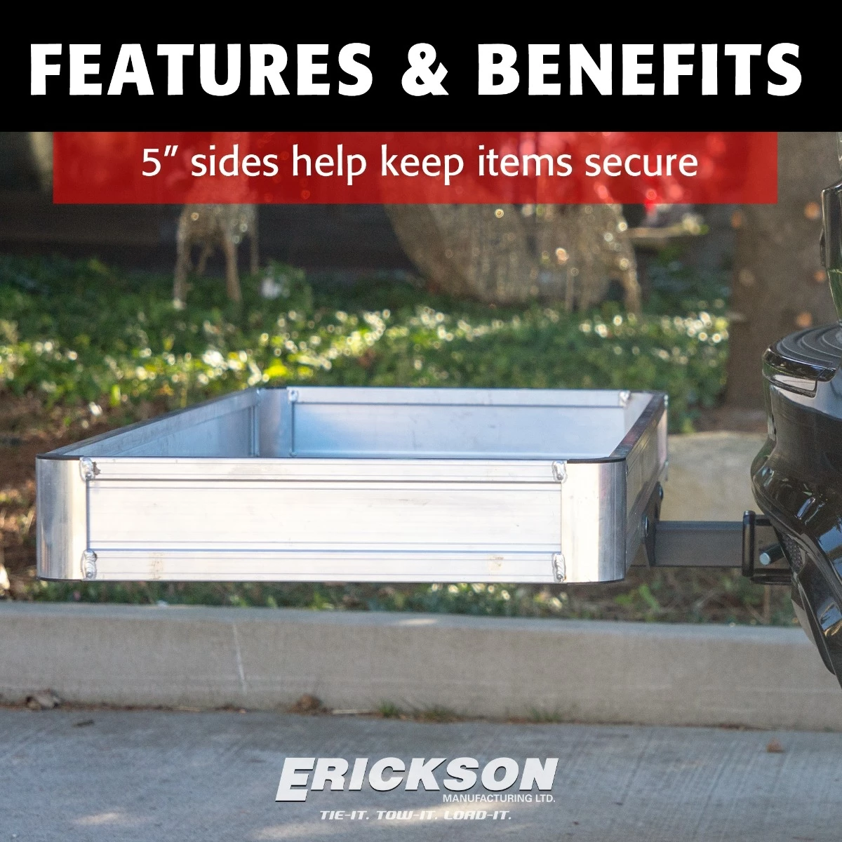 Erickson Manufacturing Aluminum Cargo Carrier 2 Erickson Manufacturing Aluminum Cargo Carrier - Image 2