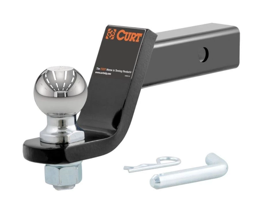 Curt Mfg. Loaded Ball Mount with 2-5/16" Ball (2" Shank, 7,500 lbs., 4" Drop) 1 Curt Mfg. Loaded Ball Mount with 2-5/16" Ball (2" Shank, 7,500 lbs., 4" Drop)