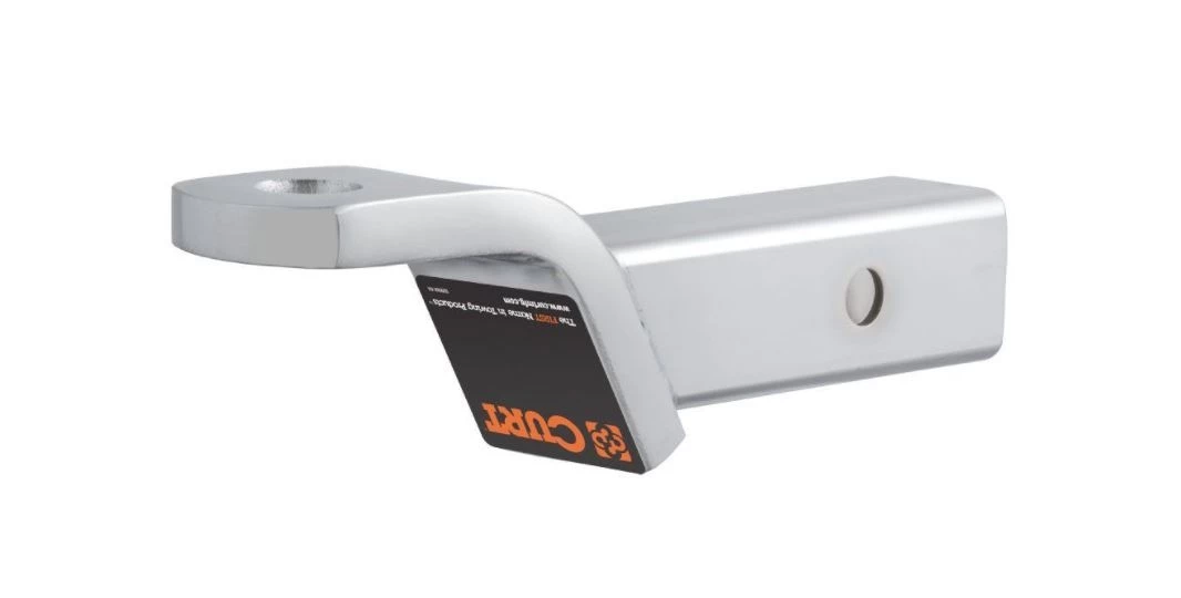 Curt Mfg. Class 3 Ball Mount (2" Shank, 7,500 lbs., 2" Drop, 7-1/2" Long, Chrome) 2 Curt Mfg. Class 3 Ball Mount (2" Shank, 7,500 lbs., 2" Drop, 7-1/2" Long, Chrome) - Image 2