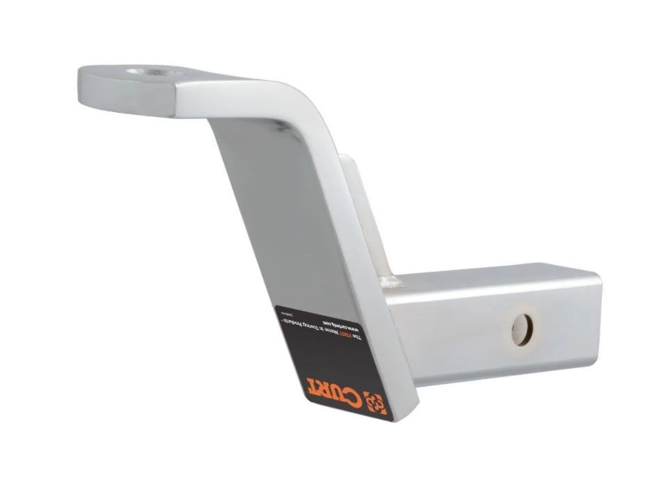 Curt Mfg. Class 3 Ball Mount (2" Shank, 7,500 lbs., 6" Drop, 9-1/4" Long, Chrome) 2 Curt Mfg. Class 3 Ball Mount (2" Shank, 7,500 lbs., 6" Drop, 9-1/4" Long, Chrome) - Image 2