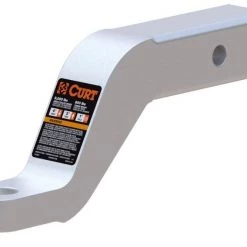 Curt Mfg. Aluminum Ball Mount (2" Shank, 8,000 lbs, 4" Drop, 8-1/2" Long)