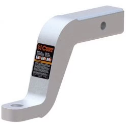 Curt Mfg. Aluminum Ball Mount (2" Shank, 8,000 lbs, 6" Drop, 8-1/2" Long)