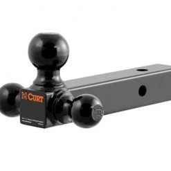 Curt Mfg. Multi-Ball Mount (2" Solid Shank, 1-7/8", 2" & 2-5/16" Black Balls)