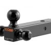 Curt Mfg. Multi-Ball Mount (2-1/2" Hollow Shank, 1-7/8", 2" & 2-5/16" Black Balls)